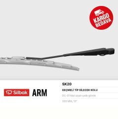Silbak SK20 Silgi Kolu Kabin Tipi 335 mm 13 inç