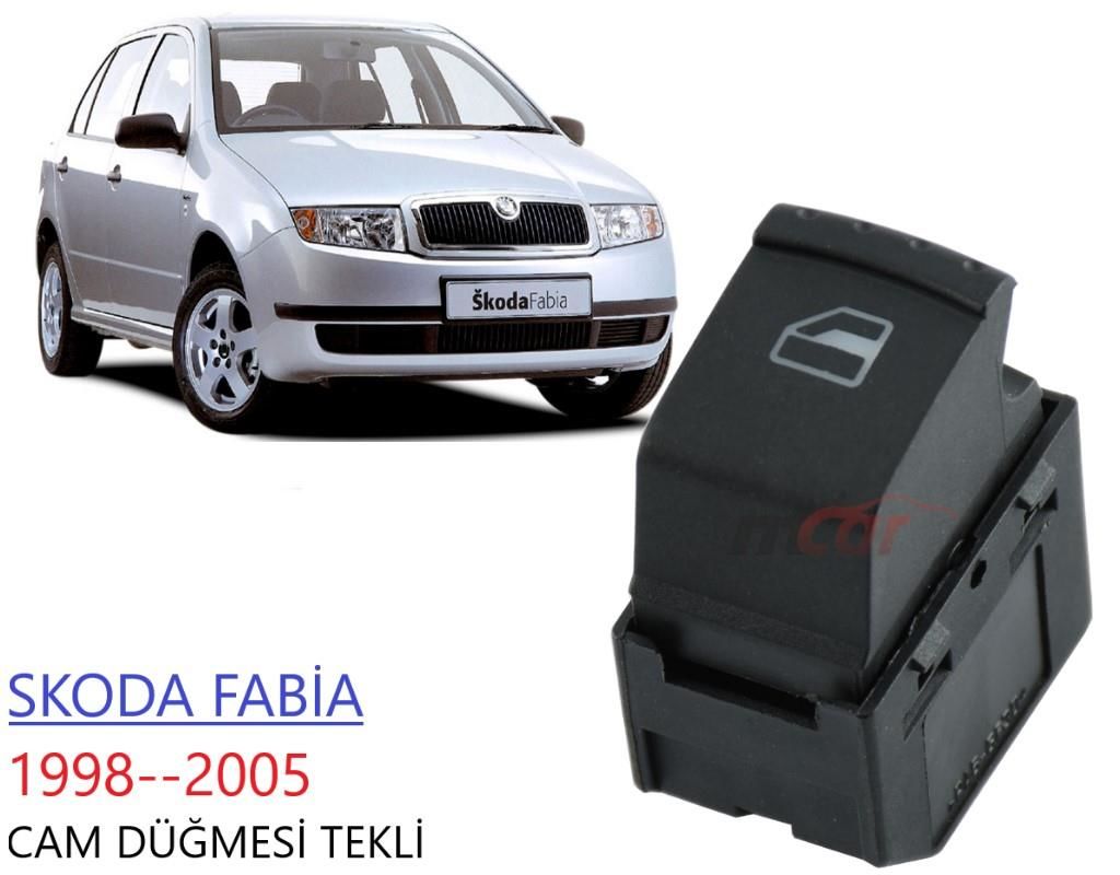 SKODA FABİA CAM DÜĞMESİ ANAHTARI 1998--2008