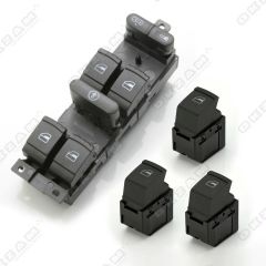 SEAT LEON TOLEDO CAM DÜĞMESİ ANAHTAR TAKIMI TEKLİ DÖRTLÜ 1998--2005