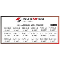 AUSWEG 2,62 mm 70 Shore NBR O-Ring Seti - 400 Adet