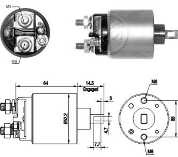 ZM 1710 HİTACHİ 12V MARŞ OTOMATİĞİ NİSSAN CUBE LİVİNA QASHQAİ SENTRA TİİDA VERSA RENAULT CLİO GRAND SCENİC LAGUNA