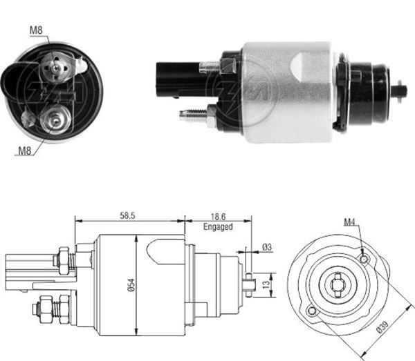ZM 3498 VALEO 12V MARŞ OTOMATİĞİ VW AMAROK CRAFTER