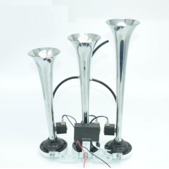 HAVALI DALİ DALİ KORNA 24 VOLT 3 BORULU KROM 110-135db