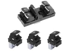VOLKSWAGEN POLO CAM DÜĞMESİ ANAHTARI TAKIMI 2009--2013 KROM
