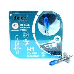 DLC-80645 12V AMPÜL H1 55 WATT İCE BLUE DİAMOND VISION IŞIK İKİLİ SET