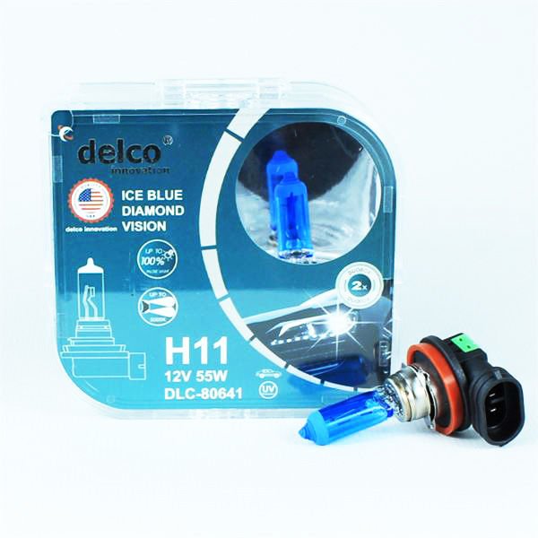 DLC-80641 12V AMPÜL H11 55 WATT SÜPER WHİTE BEYAZ IŞIK İKİLİ SET