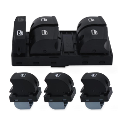 AUDİ A3 CAM DÜĞMESİ ANAHTARI TAKIMI SOL DÖRTLÜ + TEKLİ 2004--2013