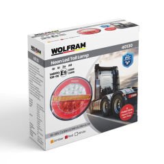 WOLFRAM 40130 10V - 30V STOP LAMBA HAMBURGER NEON L LEDLİ SOL 4 FONKSİYON
