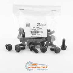 M8 X 20 mm Flanşlı Cıvata (500 Adet)