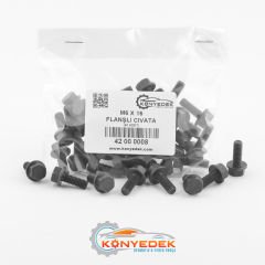M6 X 16 mm Flanşlı Cıvata (600 Adet)