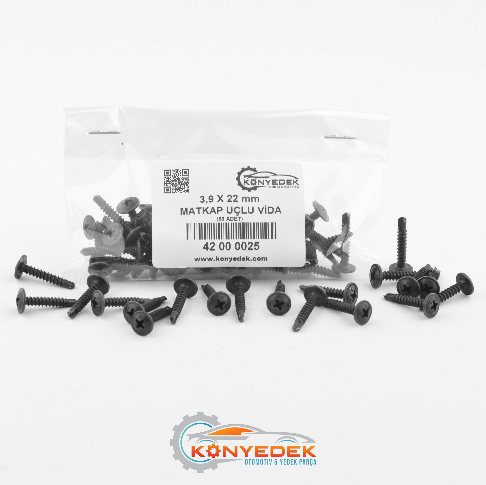 3,9 X 22 mm Matkap Uçlu - Akıllı Vida (1000 Adet)