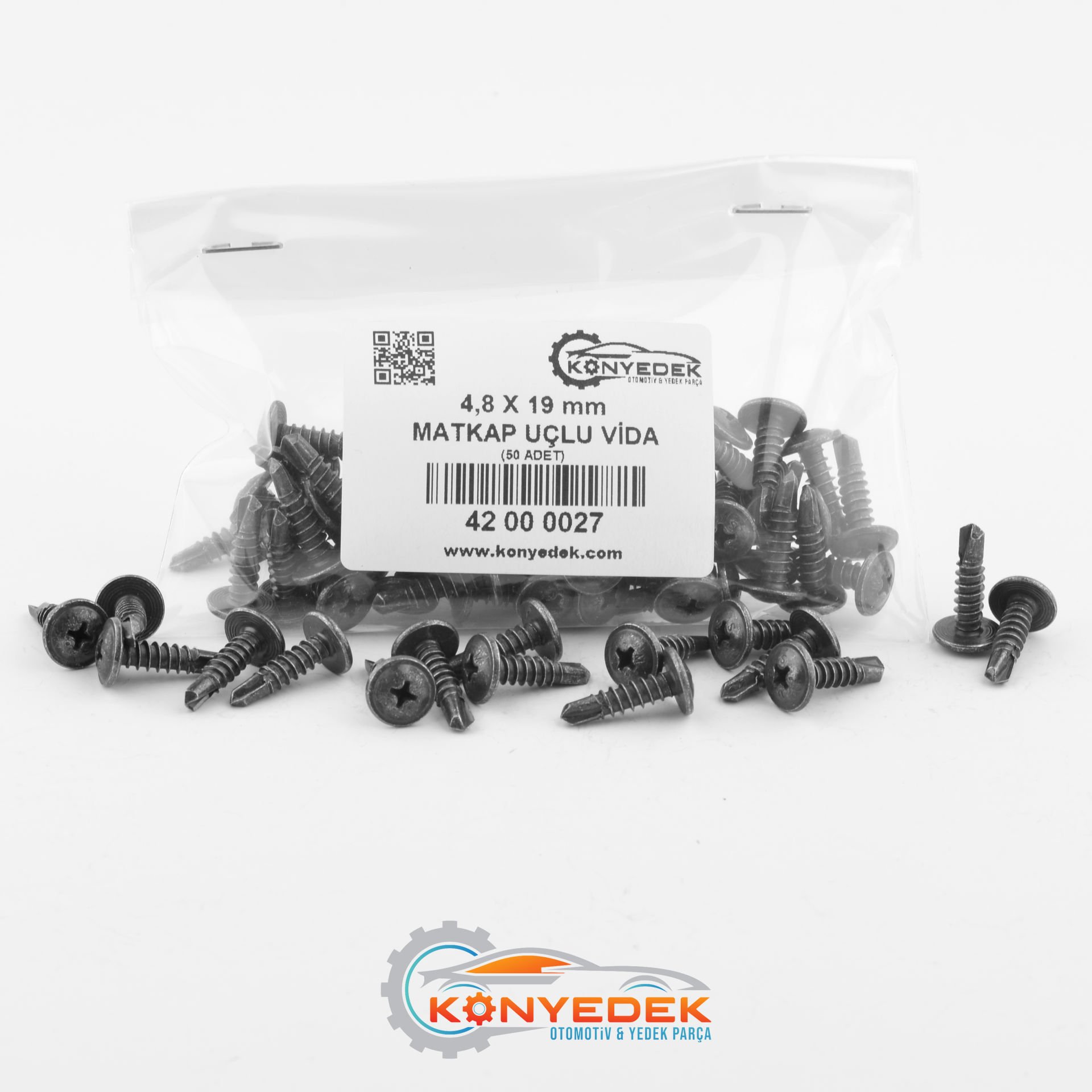 4,8 X 19 mm Matkap Uçlu - Akıllı Vida (1000 Adet)
