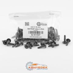 4,8 X 19 mm Matkap Uçlu - Akıllı Vida (1000 Adet)
