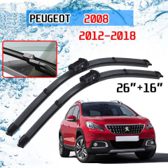 PEUGEOT 2008 ÖN CAM MUZ SİLECEK TAKIMI 2012--2018