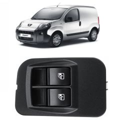 PEUGEOT BİPPER SOL ÇİFTLİ CAM AÇMA DÜĞMESİ ANAHTARI 2007--2014