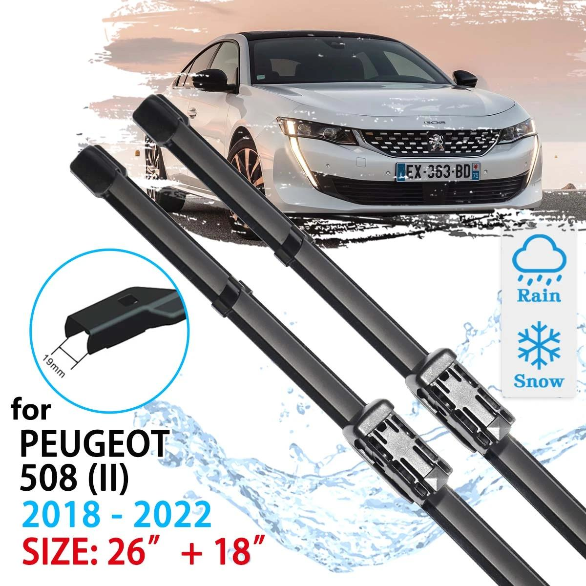 PEUGEOT 508 ÖN CAM MUZ SİLECEK TAKIMI 2018--2022