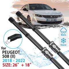 PEUGEOT 508 ÖN CAM MUZ SİLECEK TAKIMI 2018--2022