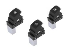 SEAT LEON CAM AÇMA DÜĞMESİ ANAHTARI TAKIMI 2006--2012 KROM