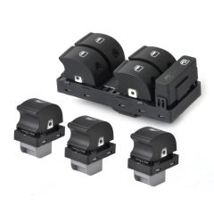 AUDİ A4 DÖRTLÜ VE TEKLİ CAM ANAHTARI DÜĞMESİ SETİ 2002--2008
