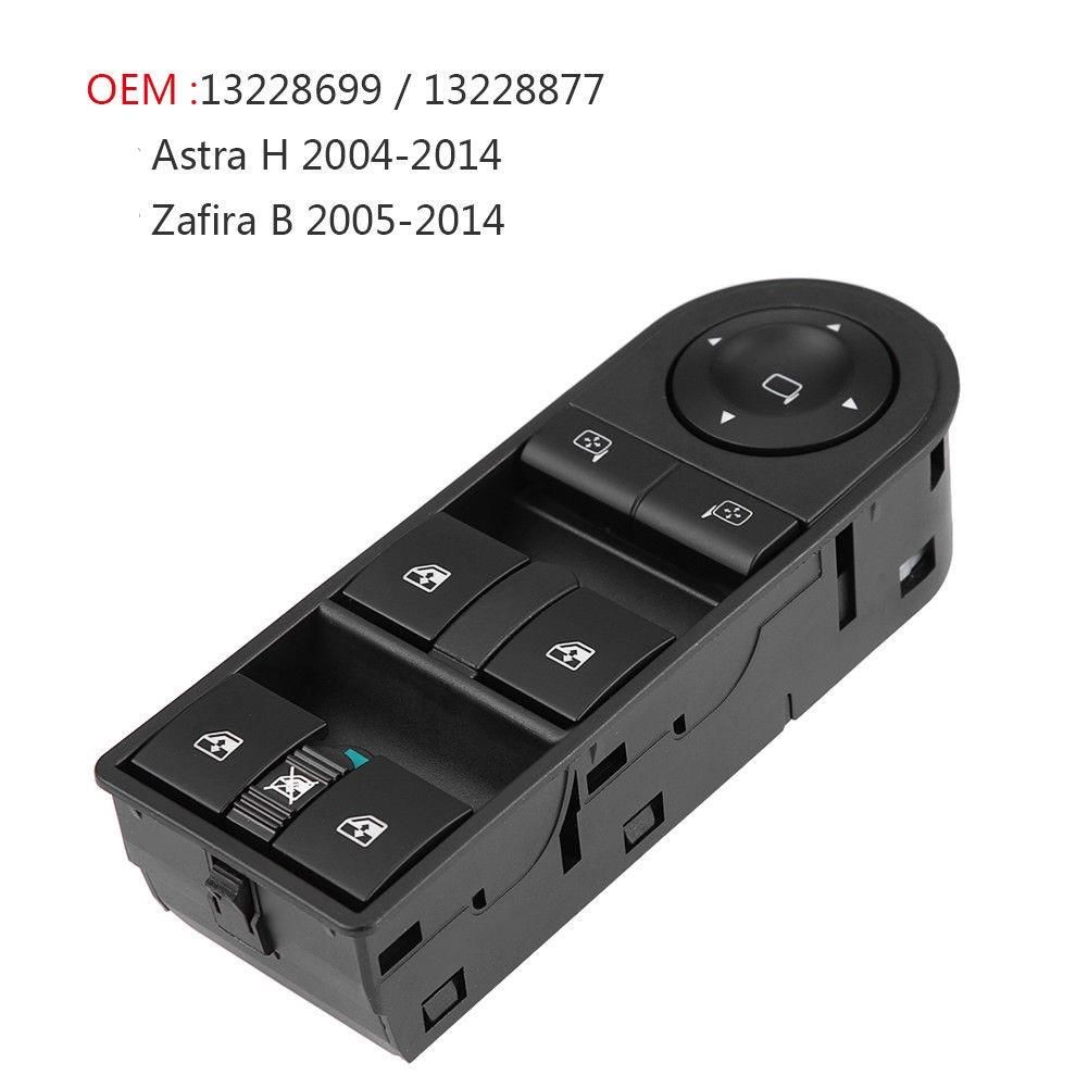 OPEL ASTRA H SOL DÖRTLÜ CAM ANAHTARI DÜĞMESİ 2004--2010
