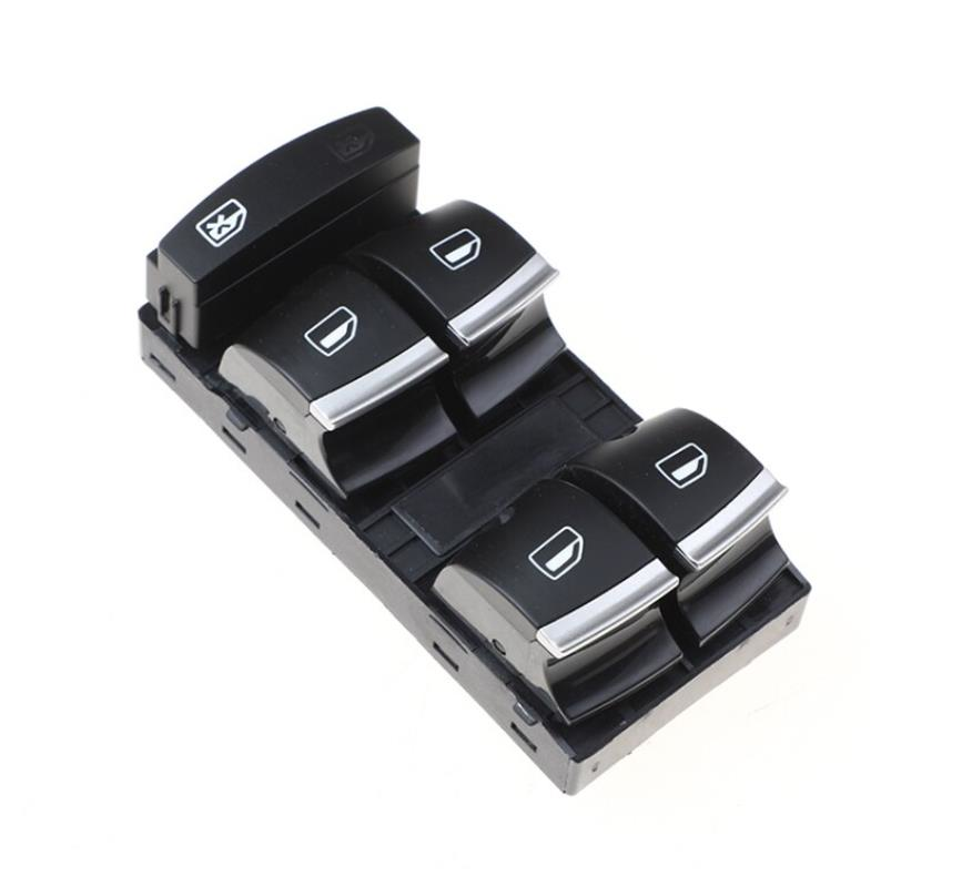 AUDİ A6 SOL DÖRTLÜ CAM AÇMA DÜĞMESİ ANAHTARI KROM 2005--2011