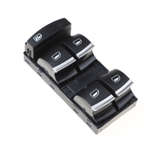 AUDİ A6 SOL DÖRTLÜ CAM AÇMA DÜĞMESİ ANAHTARI KROM 2005--2011