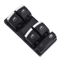 AUDİ A3 SOL DÖRTLÜ CAM AÇMA DÜĞMESİ ANAHTARI KROM 2005--2011