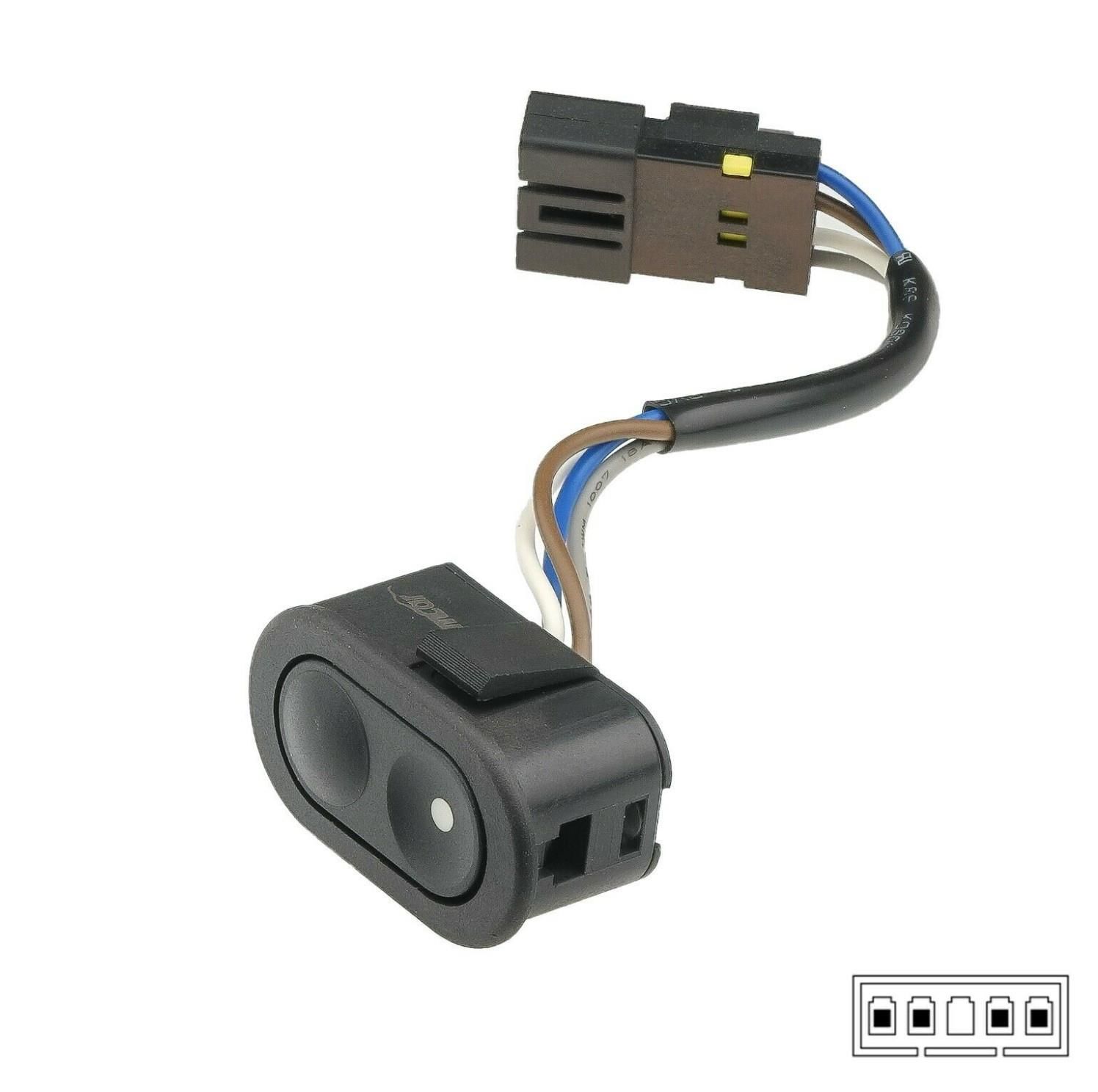 OPEL VECTRA A KASA ARKA CAM DÜĞMESİ ANAHTARI 1988--1996