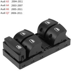 AUDİ A6 SOL DÖRTLÜ CAM DÜĞMESİ ANAHTARI 2005--2011