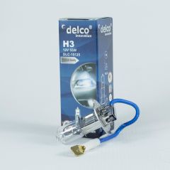 DELCO U.S.A H3 +%30 FAZLA IŞIK 12 VOLT HALOGEN AMPUL PK22S 10 ADET