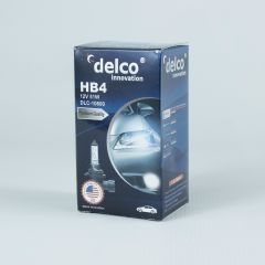 DELCO U.S.A HB4 9006 HALOGEN AMPUL 12 VOLT 51W P22D 10 ADET