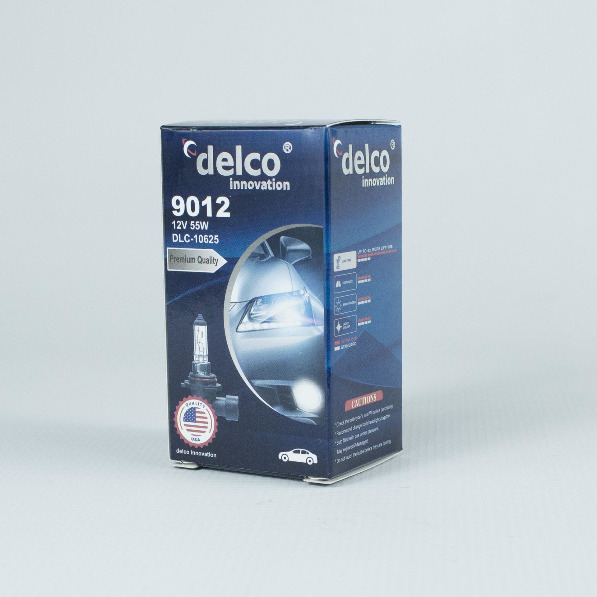 DELCO U.S.A HIR2 9012 HALOGEN AMPUL 12 VOLT 55W PGJ19-3 10 ADET