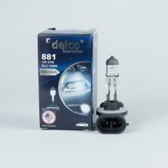 DELCO U.S.A H27 881 SİS FARI AMPULÜ 12 VOLT 27W EĞRİ SOKET 10 ADET