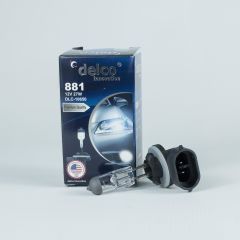 DELCO U.S.A H27 881 SİS FARI AMPULÜ 12 VOLT 27W EĞRİ SOKET 10 ADET