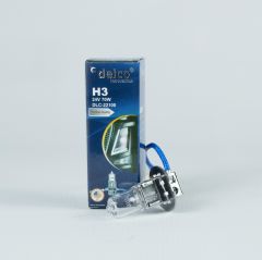 DELCO U.S.A H3 24 VOLT +%30 FAZLA IŞIK HALOGEN AMPUL PK22S 10 ADET