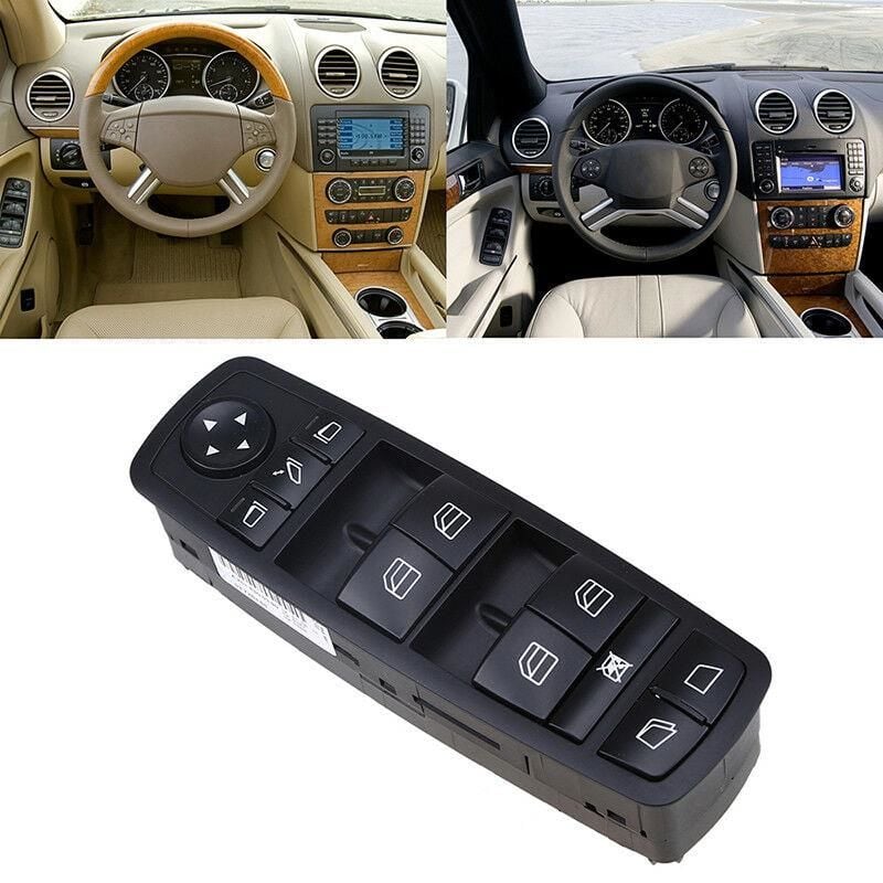 MERCEDES W164 ML SERİSİ SOL DÖRTLÜ CAM DÜĞMESİ ANAHTAR 2006--2011