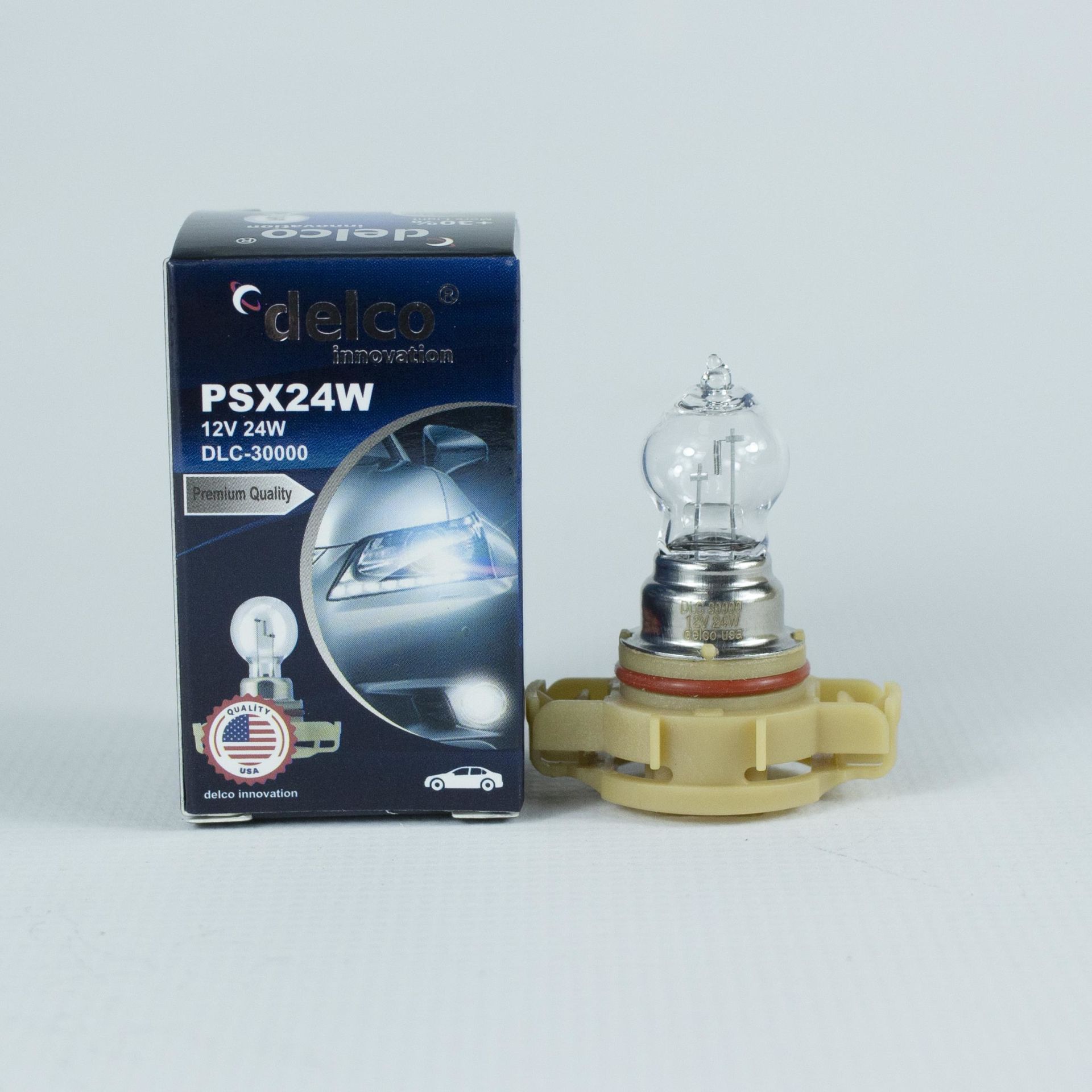 DELCO U.S.A GÜNDÜZ SÜRÜŞ AMPULÜ DUYLU PSX24W 12 VOLT PG20-7 10 ADET