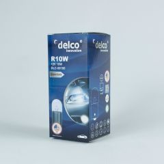 DELCO U.S.A 67 R10W HALOGEN AMPUL 12 VOLT 10WATT BA15S 10 ADET