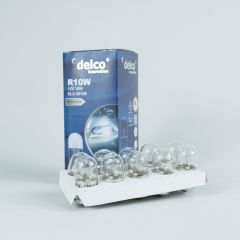 DELCO U.S.A 67 R10W HALOGEN AMPUL 12 VOLT 10WATT BA15S 10 ADET