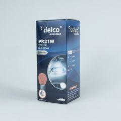DELCO U.S.A PR21W KIRMIZI YAKIN TIRNAK HALOJEN AMPUL 12 VOLT BAU15S 10 ADET