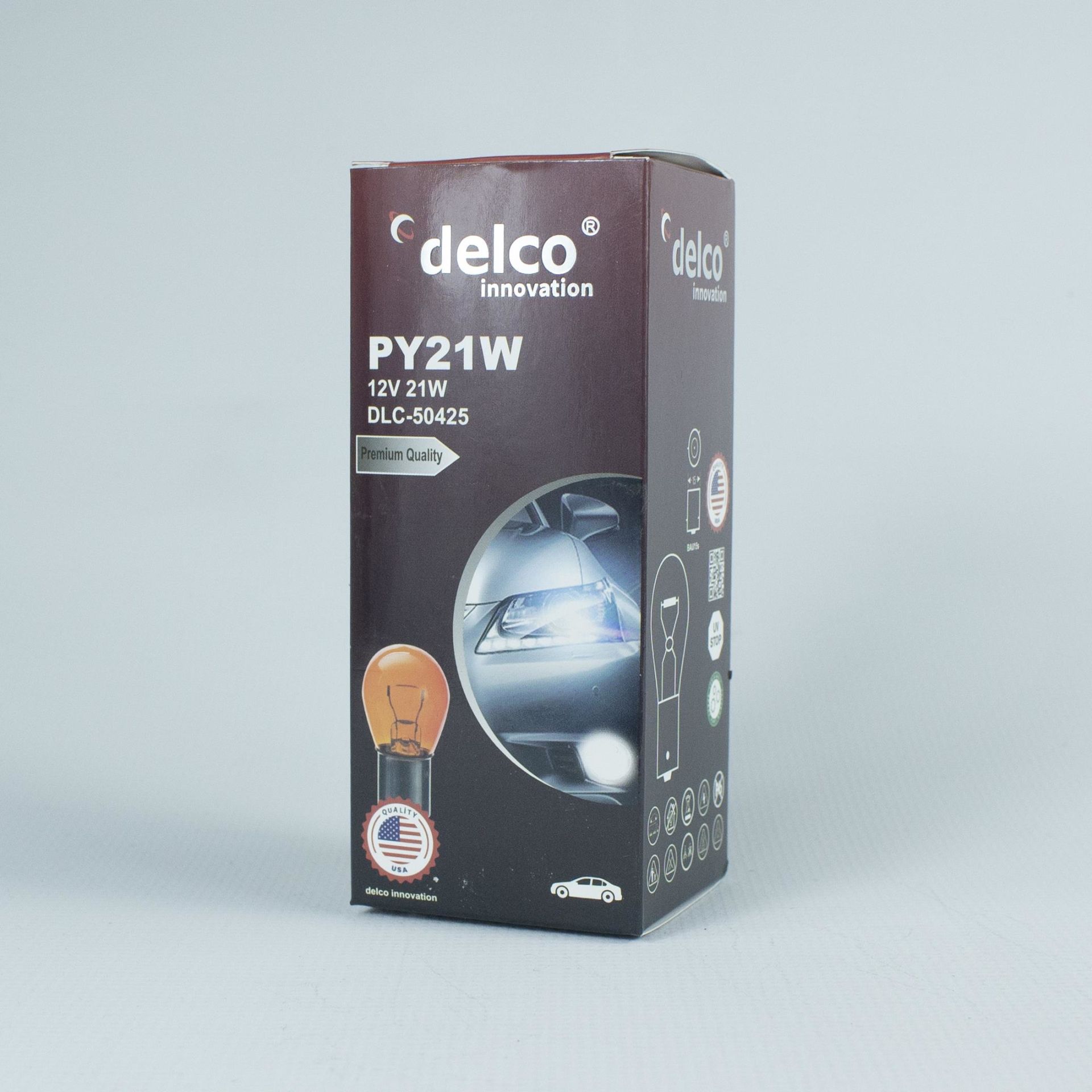 DELCO U.S.A P21W 93 AMBER SİNYAL AMPULÜ YAKIN TIRNAK 12V 10 ADET
