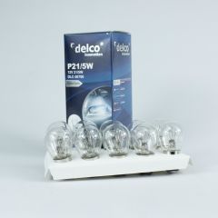 DELCO U.S.A P21/5W DÜZ TIRNAK 1176 AMPUL 12 VOLT 10 ADET BA15D
