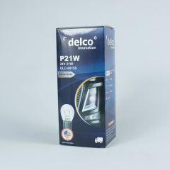 DELCO U.S.A P21W 93 HALOGEN AMPUL 24 VOLT BA15S 10 ADET