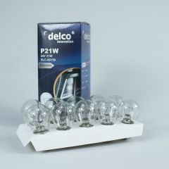 DELCO U.S.A P21W 93 HALOGEN AMPUL 24 VOLT BA15S 10 ADET