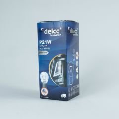 DELCO U.S.A P21W HALOJEN 93 AMPUL YAKIN TIRNAK BAU15S 24 VOLT 10 ADET