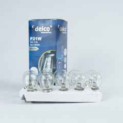DELCO U.S.A P21W HALOJEN 93 AMPUL YAKIN TIRNAK BAU15S 24 VOLT 10 ADET