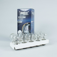 DELCO U.S.A P21/W5 24 VOLT HALOJEN AMPUL DÜZ TIRNAK 24 VOLT 10 ADET BA15D