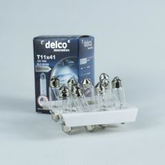 DELCO U.S.A SOFİT AMPUL 12 VOLT 41mm T11X41 HALOGEN 10 ADET