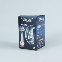 DELCO U.S.A SOFİT AMPUL 36mm 24 VOLT 10W T11X36 HALOGEN 10 ADET