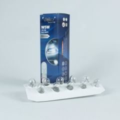 DELCO U.S.A W5W DİPSİZ AMPUL T10 HALOGEN 12 VOLT 10 ADET